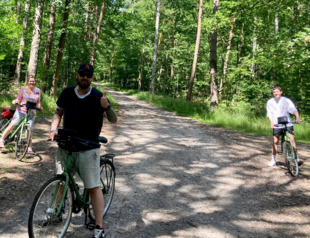 Góra Spokoju to też leśne ścieżki rowerowe